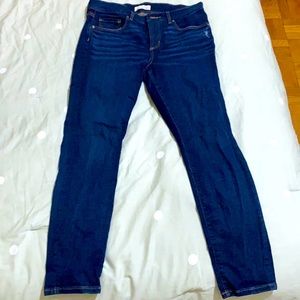 Loft Modern Skinny Size 8 Dark Blue Jeans
